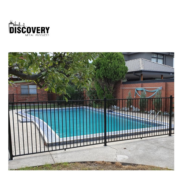 New product aluminum picket fence panels types of garden pool fencing cheap price metal house security fences