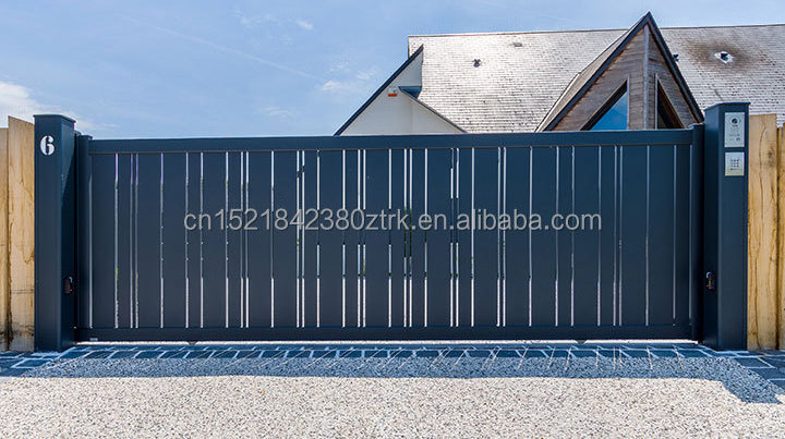 Aluminum PVC Vinyl Fence Gate Design  Privacy Slats Customizable