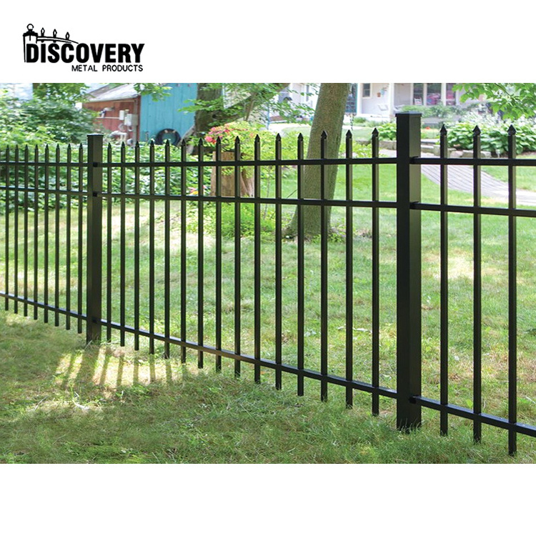 High quality aluminum security fencing pressed spear styles picket fence