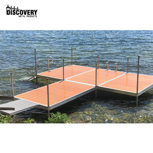 Aluminum Floating Dock Durable Floating Marina Pontoon WPC Aluminum Docking Manufacture