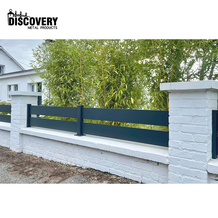 Hot Sale Aluminum Fence for Patio with Metal Privacy Shutters Fence Panels