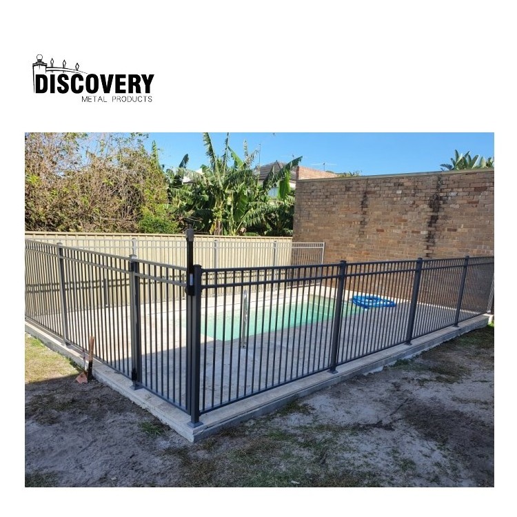 Modern designs aluminum house fence factory price garden metal fences powder coated swimming pool fencing