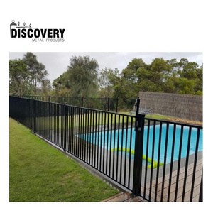 Modern designs aluminum house fence factory price garden metal fences powder coated swimming pool fencing