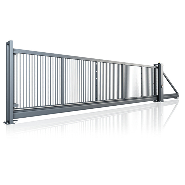 Aluminium cantilever sliding gate for driveway gate modern system large automatic cantilever sliding gate for house or factory