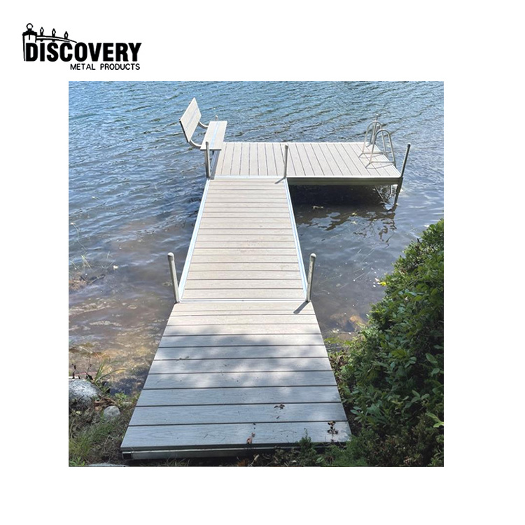 Aluminum Gangway for Dock Jet Ski Pontoon Dock System Pontoon Boat Floating Dock