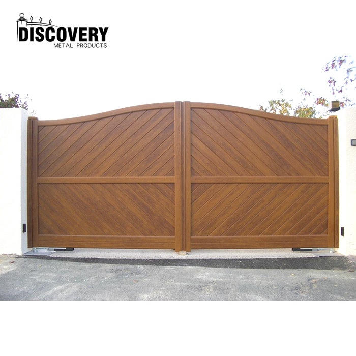 Factory supply latest main gate wood door design main gate design catalogue simple gate designs for homes