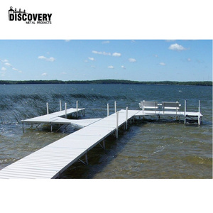 Aluminum Gangway for Dock Jet Ski Pontoon Dock System Pontoon Boat Floating Dock