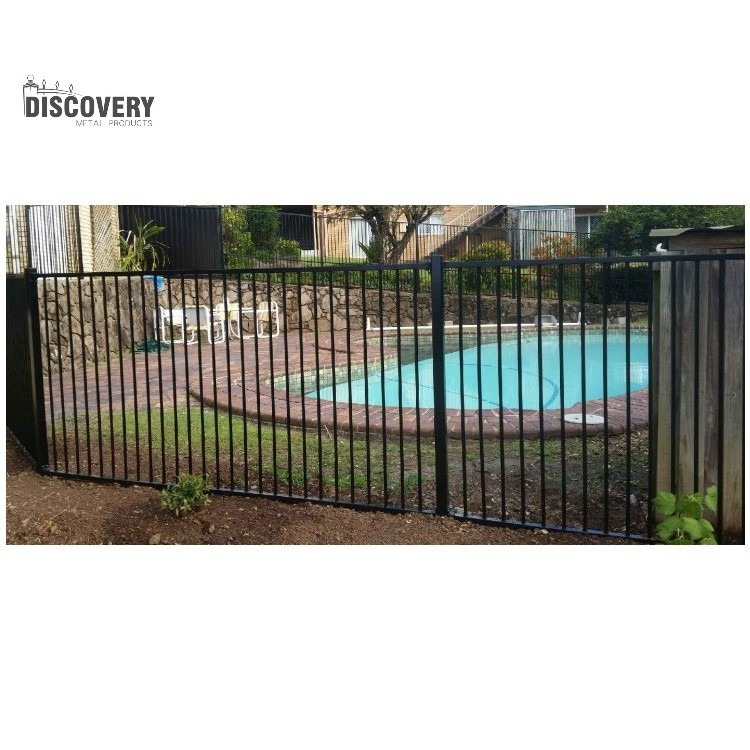 New product aluminum picket fence panels types of garden pool fencing cheap price metal house security fences