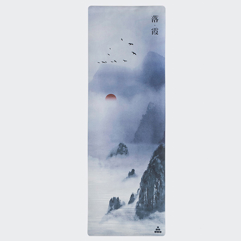 Yoga Mat Manufacturer Superior Materials Natural Tree Rubber Sublimation Custom Print Eco Suede Yoga Mat