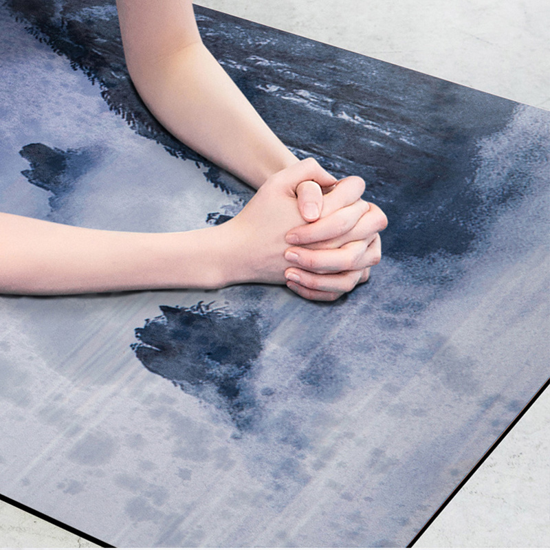 Yoga Mat Manufacturer Superior Materials Natural Tree Rubber Sublimation Custom Print Eco Suede Yoga Mat