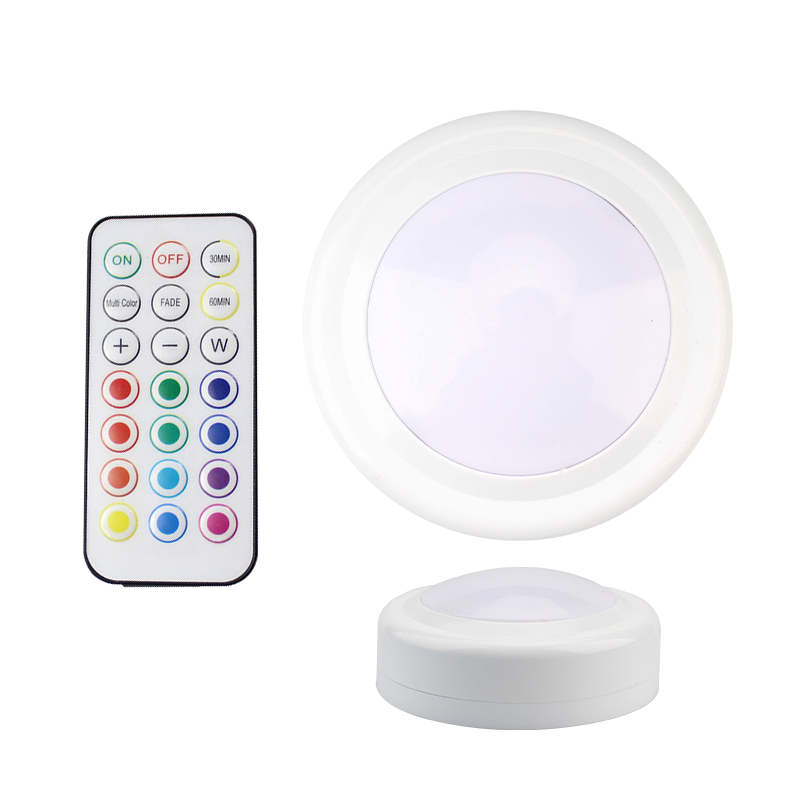 Customized LED remote control night light indoor cabinet light RGB13 color  bedroom kitchen wall light