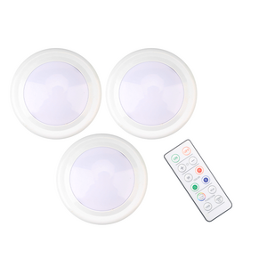 New  1-3 Remote control lamp RGB light Led circular remote control DIY creative decorative cabinet light Led night light