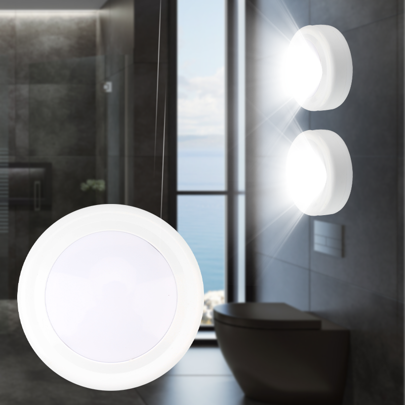 NEW 1+1 Custom circular ABS LED nightlight 13 colors under the cabinet lighting modern wall lighting design