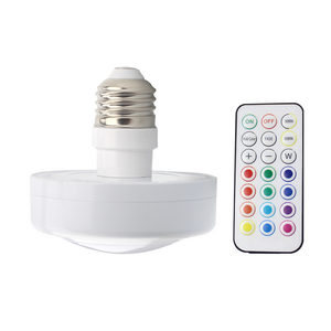 Minimalist design Battery 13-color light E26 thread smart bulb indoor remote control night light