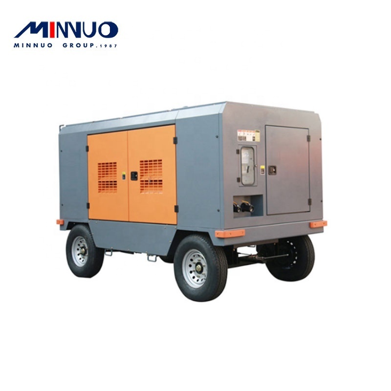 Good quality mobile diesel engine screw air compressor for mining