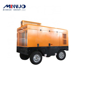 Factory Direct Sale Towable Twin Diesel Screw Air Compressor For Water Well Drilling Rig Machine