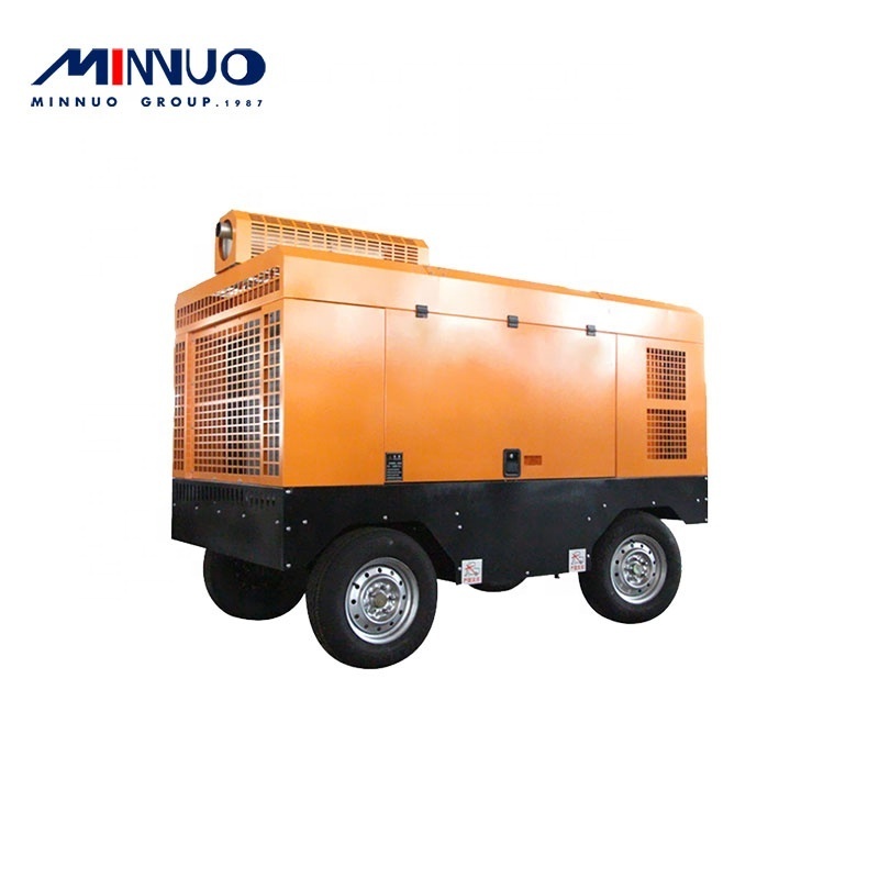 Good quality mobile diesel engine screw air compressor for mining