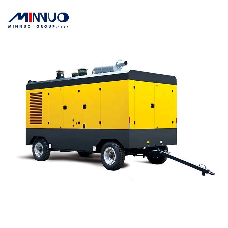 Good quality mobile diesel engine screw air compressor for mining