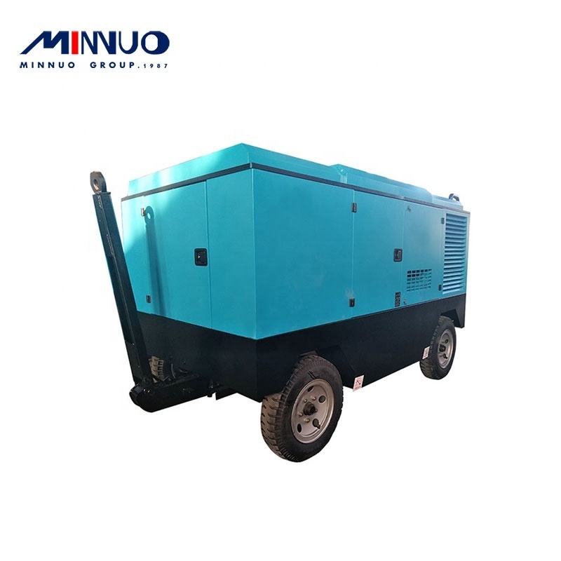 Factory Direct Sale Towable Twin Diesel Screw Air Compressor For Water Well Drilling Rig Machine