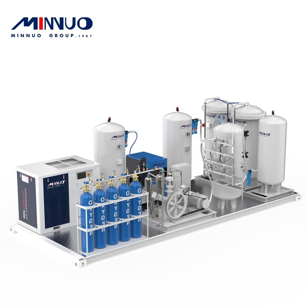 Minnuo brand 10nm3 20nm3 50nm3 80nm3 PSA VPSA Cryogenic nitrogen oxygen generator plant medical industrial use over 95% purity