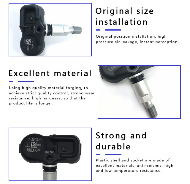 Wholesale Tyre Pressure Monitoring Sensor Universal Tpms Tire Pressure Sensor For Toyota Honda Nissan Ford BMW Chevrolet Citroen