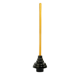 HQ162 toilet cleaning tool American style natural rubber toilet plunger to fix clogged toilets and drains