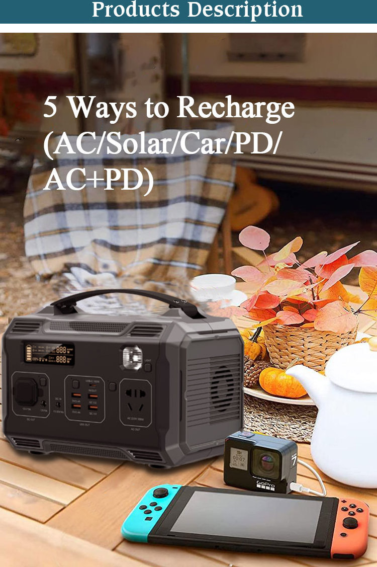 110-240V 300W Backup Portable Power Station flyfine 76800mAh Solar Generator PD CPAP Battery Pack Emergency Supply Home