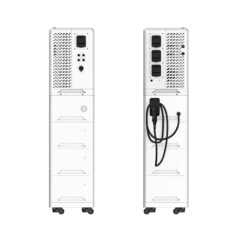 FLYFINE 51.2V 5-25kwh All In One ESS Energy Storage System lifepo4 Battery with 7KW EV Charger