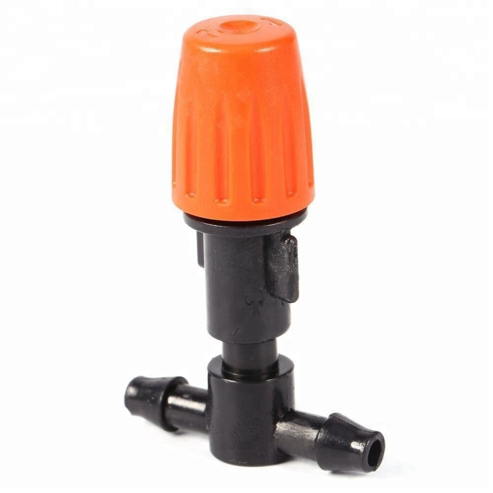 Automatic flower water mist spray nozzle for sprinkler irrigation system