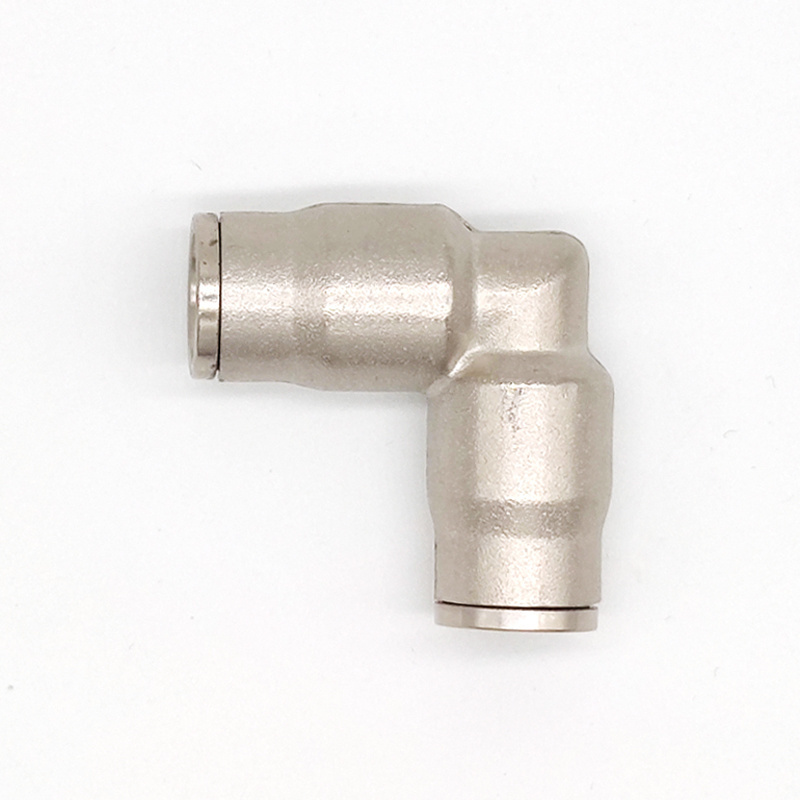 3/8'' SLIP LOCK Brass Elbow Connector 9.52 Mm OD Hose Adapter 90 Degree Union Elbow Connector for High Pressure System