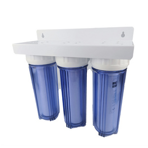 3 Stages Water Filtration System With 10 Inch Big Blue Filter Housing  Cartridge Home Water Filter For Sediment Filter