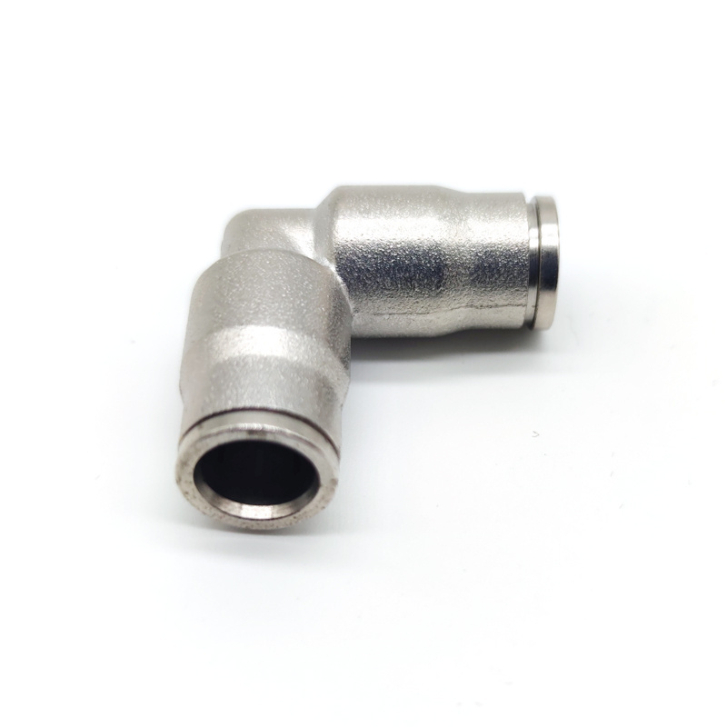 3/8'' SLIP LOCK Brass Elbow Connector 9.52 Mm OD Hose Adapter 90 Degree Union Elbow Connector for High Pressure System