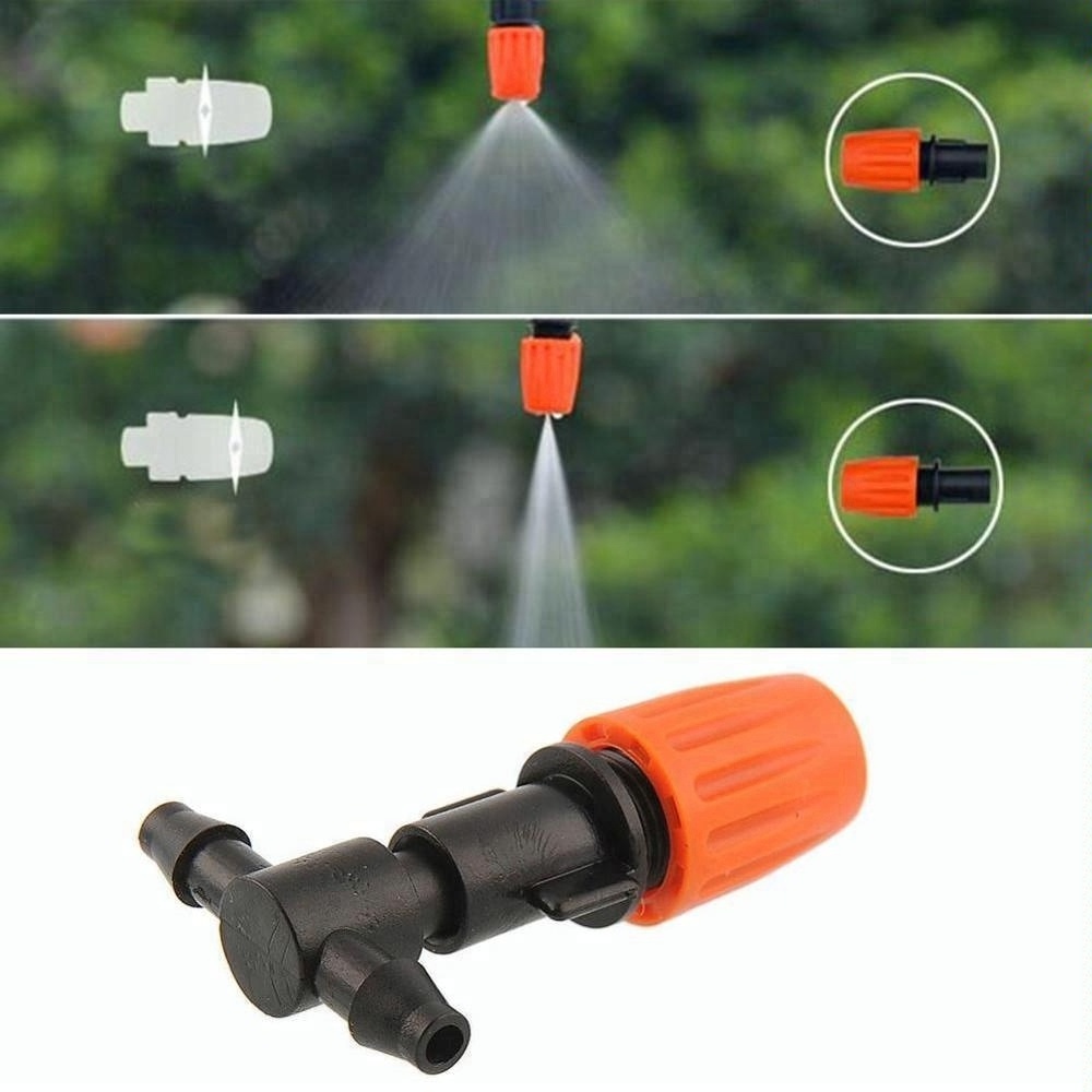 Automatic flower water mist spray nozzle for sprinkler irrigation system