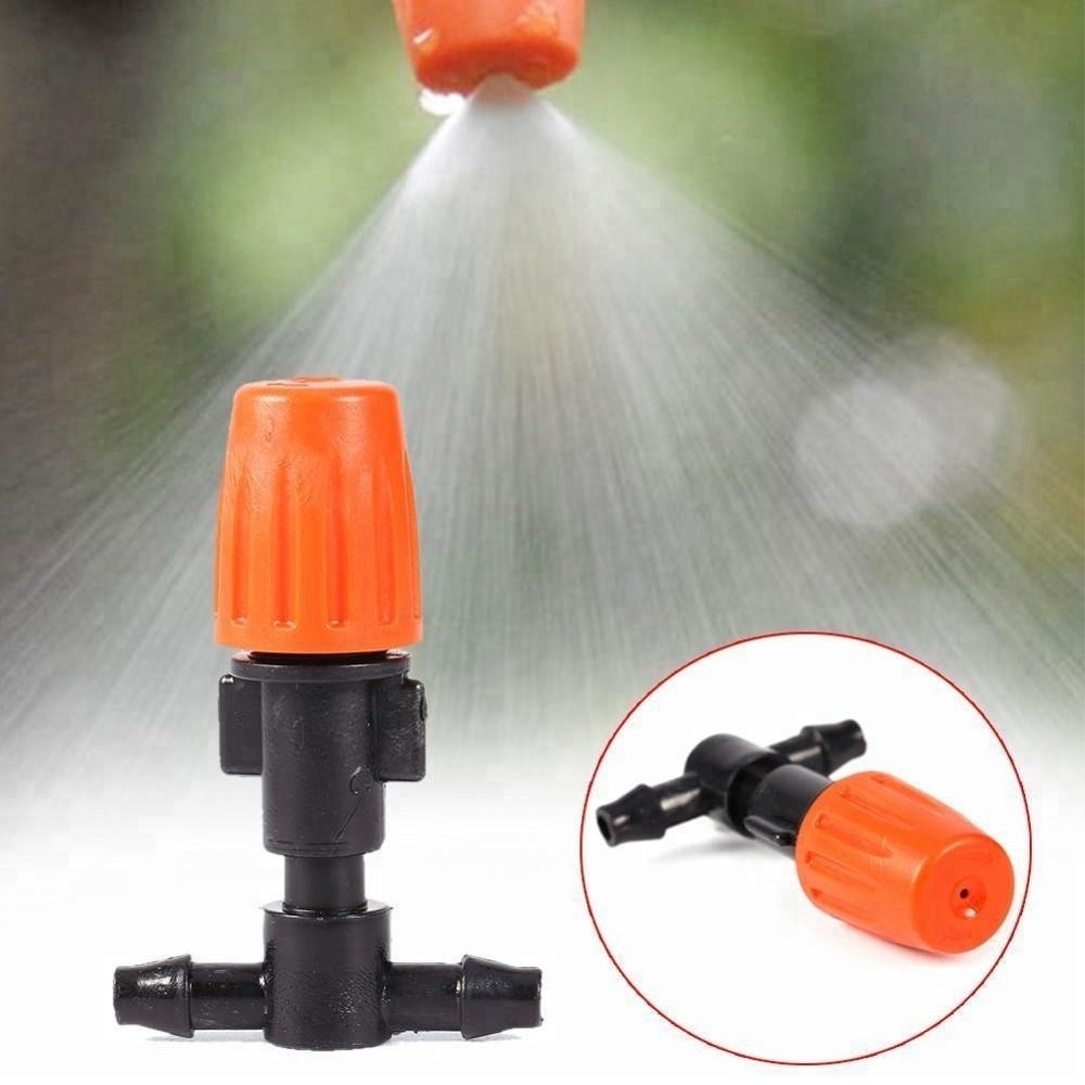 Automatic flower water mist spray nozzle for sprinkler irrigation system