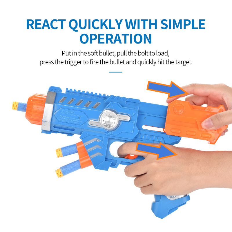 2022 New Custom Wholesale Eva Water Gun Plastic Blank Firing Gun For Kids