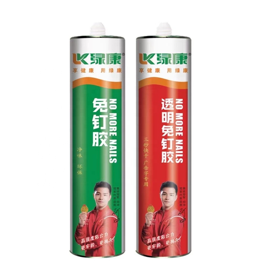 Waterproof Low VOC Liquid Nails Adhesives Fast Dry No More Nails Glue for Wood Furniture Panels