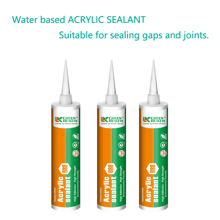 2024 Paintable Acrylic Caulk Water Based Sealant Acrylic Gap Filler acrylic sealant interior and decorators caulk