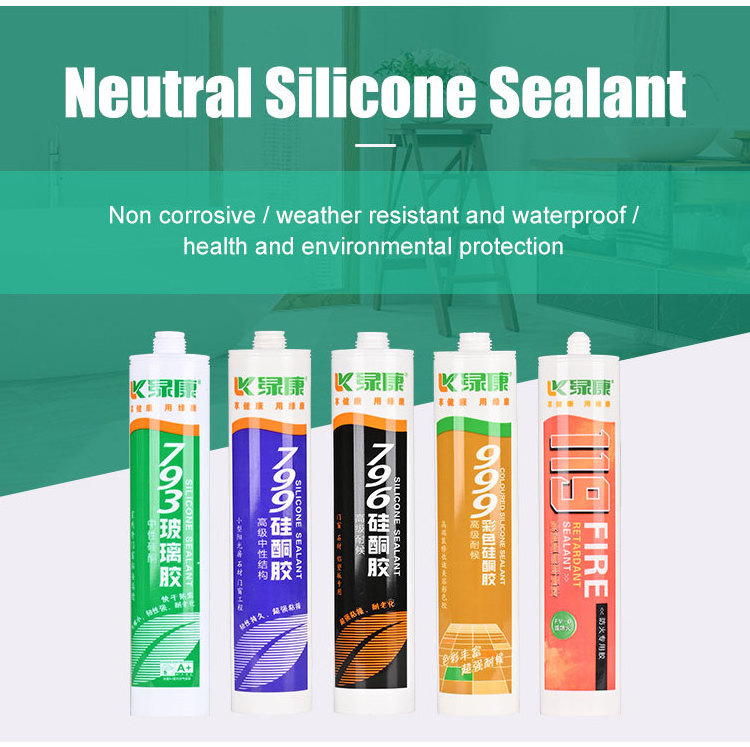 Weatherproof Neutral Structural Silicone Sealant Neutral Curing Structural Adhesives For Metal And Glass Curtain