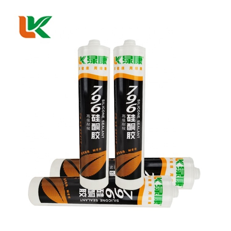 Silicone sealant adhesive Acetic Silicone Sealant transparent white black outdoor silicone Construction glue