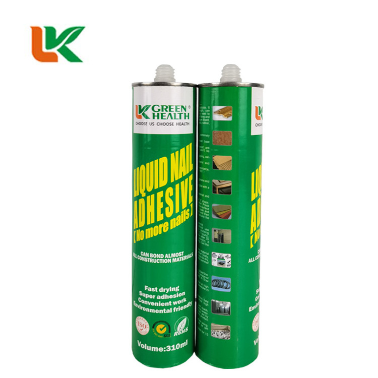 Green Health Strong Bond Liquid Nail Adhesive, Construction Adhesive, Liquid Nails Free Glue for PVC