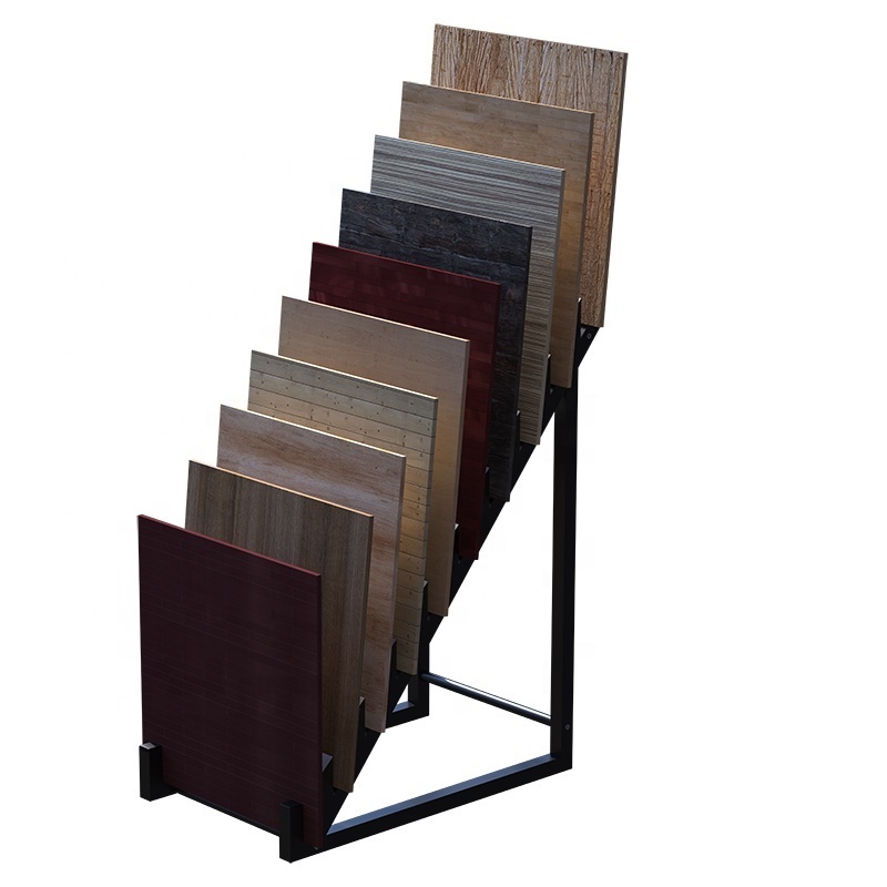 metal countertop marble tile display stand rack showroom with 10 slots for 800*800/600*600