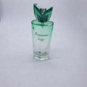 50 ML  empty glass perfume sprayer flower shape perfume glass bottle for sale