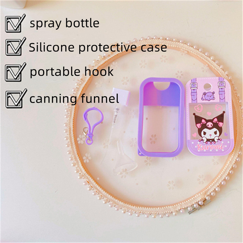 credit card spray bottle 35ml /Reusable silicone card holder for perfume/alcohol liquid personal care bottle