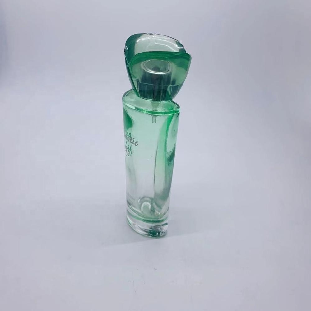 50 ML  empty glass perfume sprayer flower shape perfume glass bottle for sale