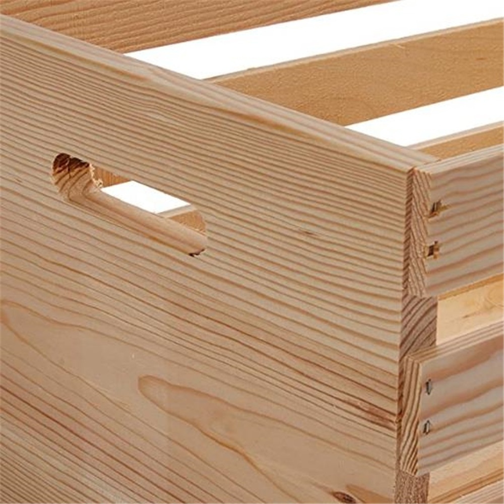 Handmade factory wholesale storage display wooden boxes Large Crates & Pallet Wood Crate