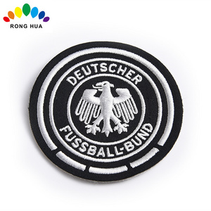 Custom Embroidery Gift Badges Company Logo Brand Print Letters Clothes Fixed Adhesive Patches Badges