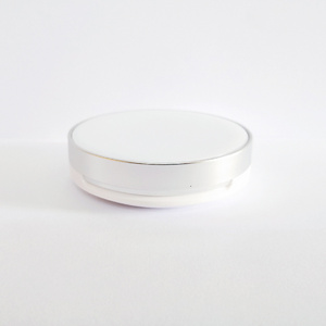 T in stock Ultrathin white compact powder case bb air cushion box with Mirror