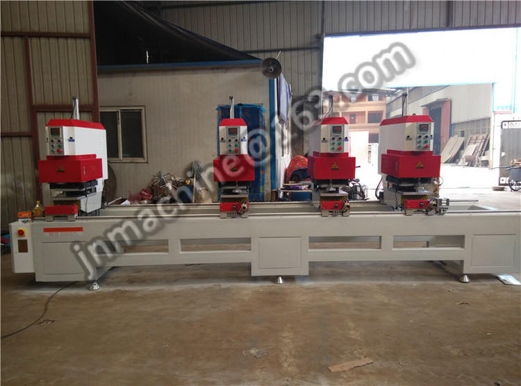 four heads colorful upvc seamless welding machine  colorful UPVC window and  door making equipment