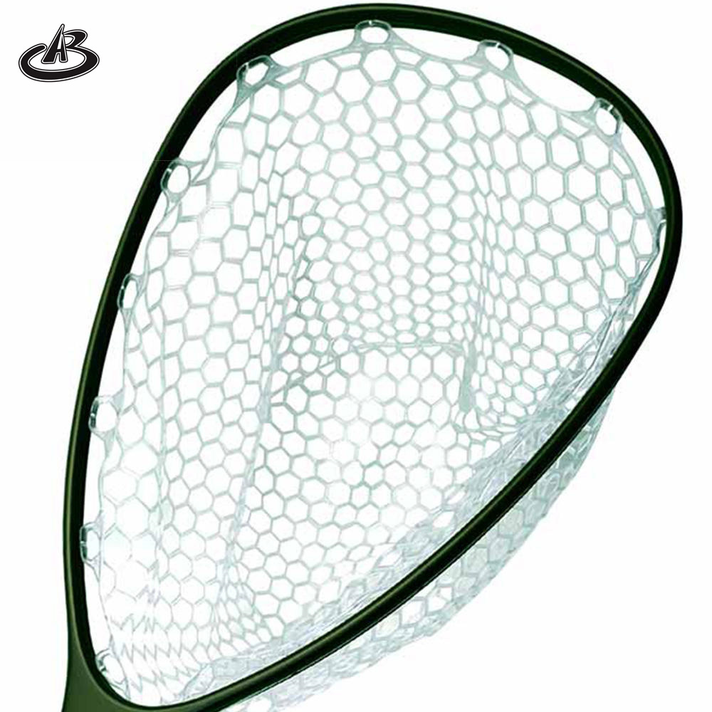 New Light weight long handle Fly Fishing Carbon Ghost Net Fishing Landing Net CBLB05