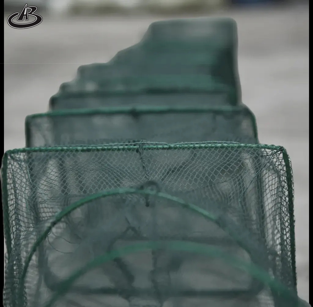 HDPE Aquaculture Crab Fish Trap Cage Fishing Cast Net Fishing Farming Net